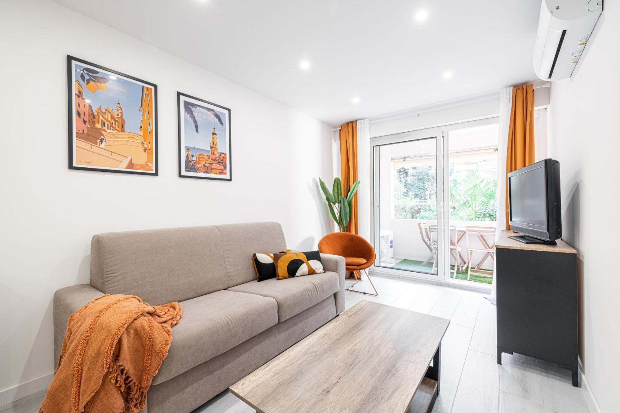 Eden Park - Charmant 2 Pieces, Proche Plage Menton Exterior photo
